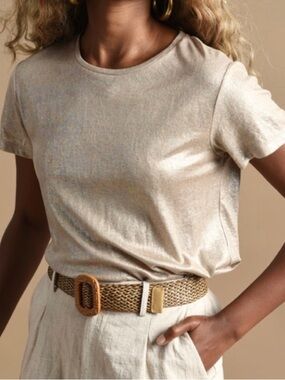 Molly Bracken Sparkle Short Sleeve Tee